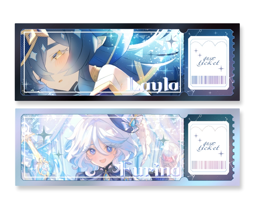 チケット風クリアカード