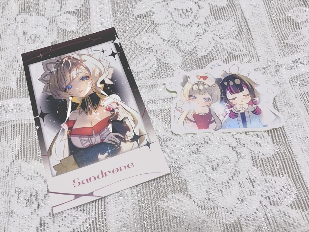 原神チェキ風カード&ステッカーセット