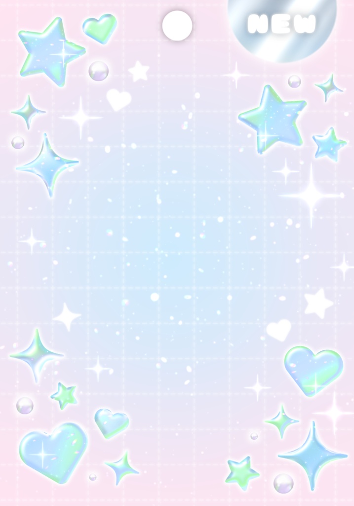 はさむだけ❕シール風ネットプリント素材