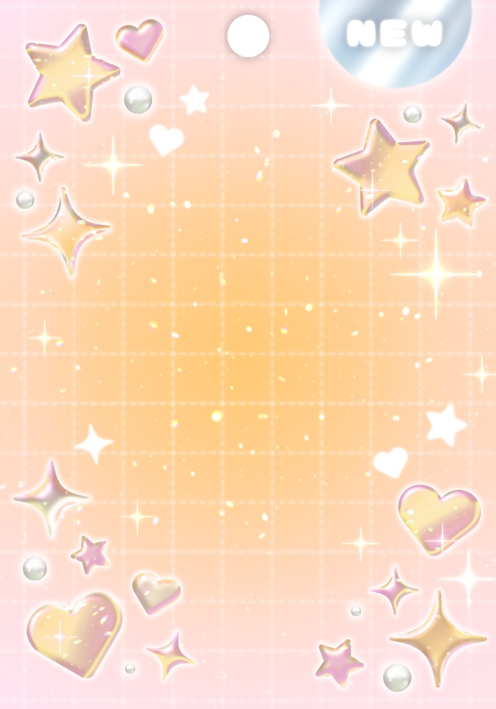 はさむだけ❕シール風ネットプリント素材