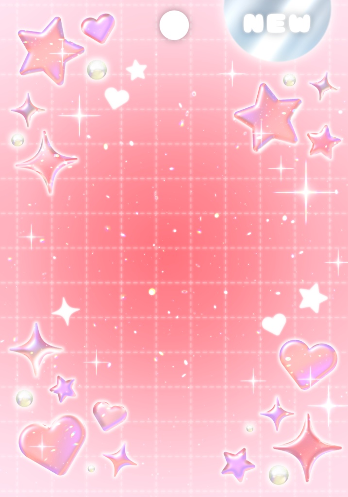 はさむだけ❕シール風ネットプリント素材