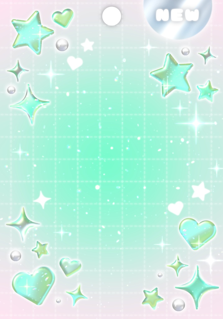 はさむだけ❕シール風ネットプリント素材