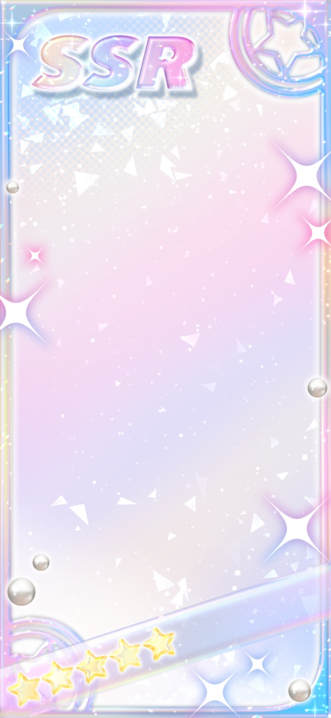 はさむだけ❕SSRカード風待ち受け素材🤍⟡.·