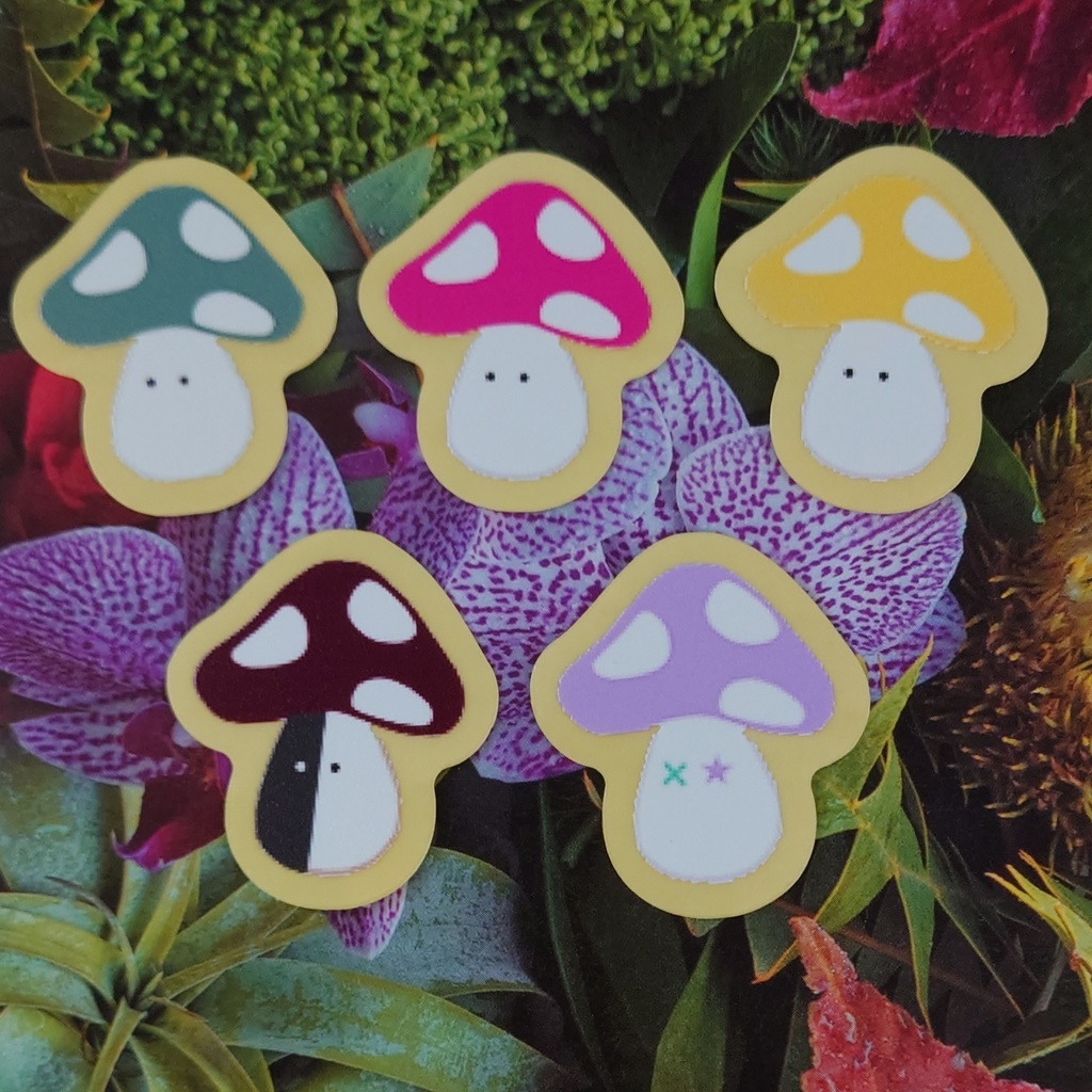 【B級品】傭兵きのこときのこッパーのランダムシールセット