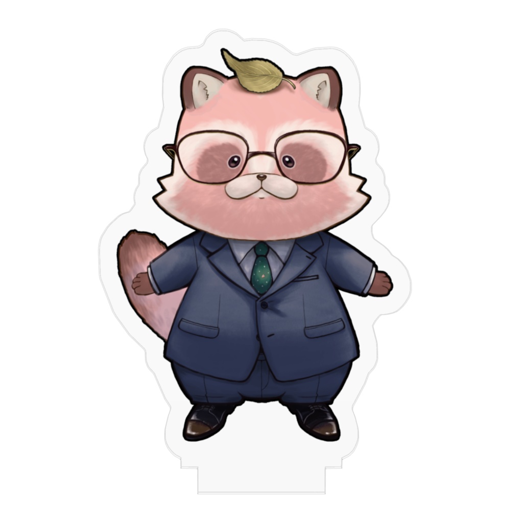 桜餅たぬアキ(スーツ)・アクリルスタンド/CH300人登録記念