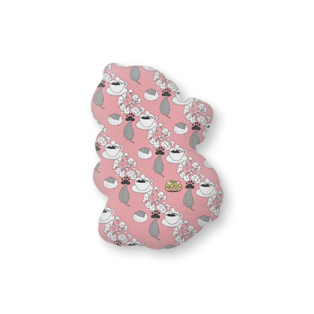 桜餅たぬアキ(お昼寝)・ふかふかクッション両面