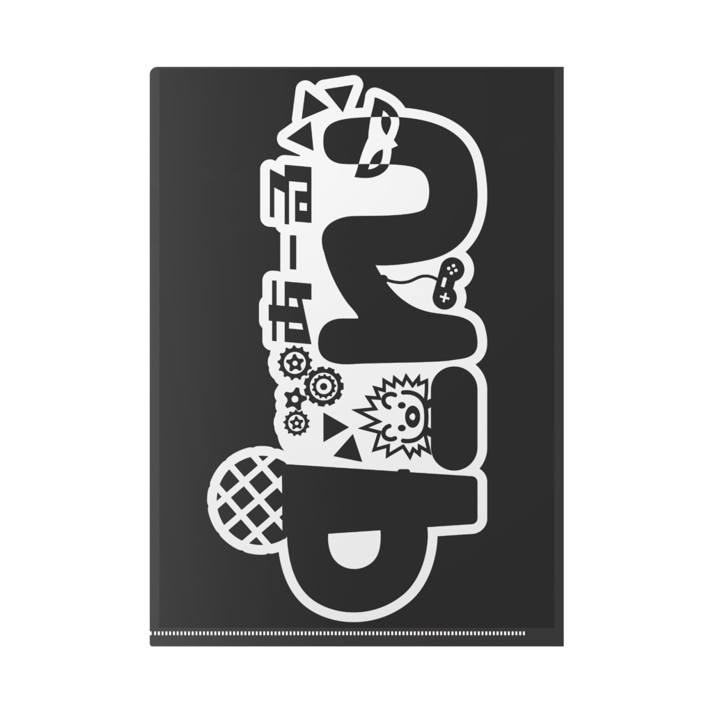 q_ruロゴクリアファイル