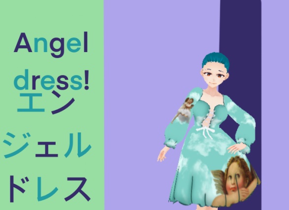 vroid angel dress! 