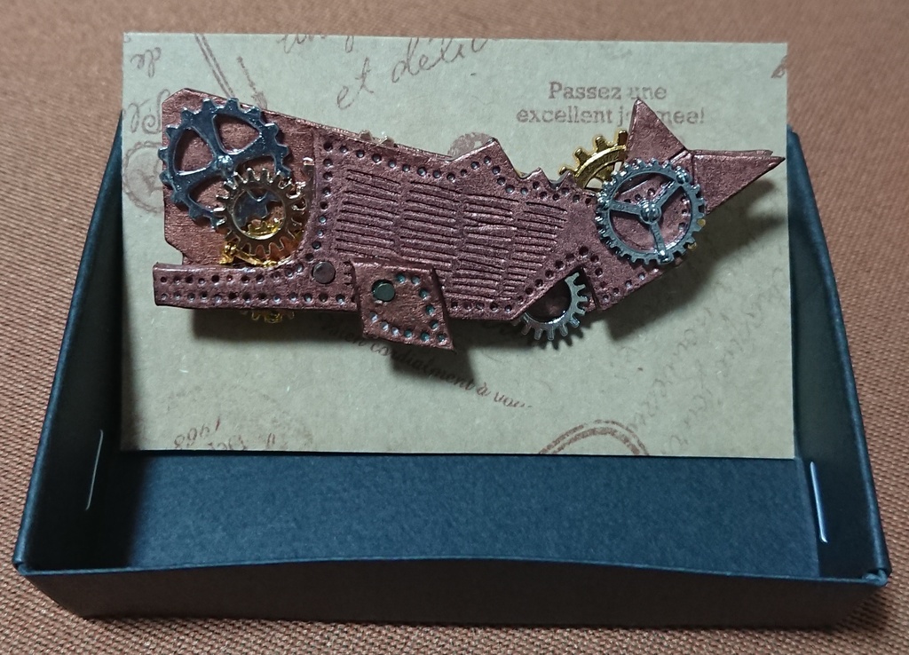 歯車ブローチ・マッコウ