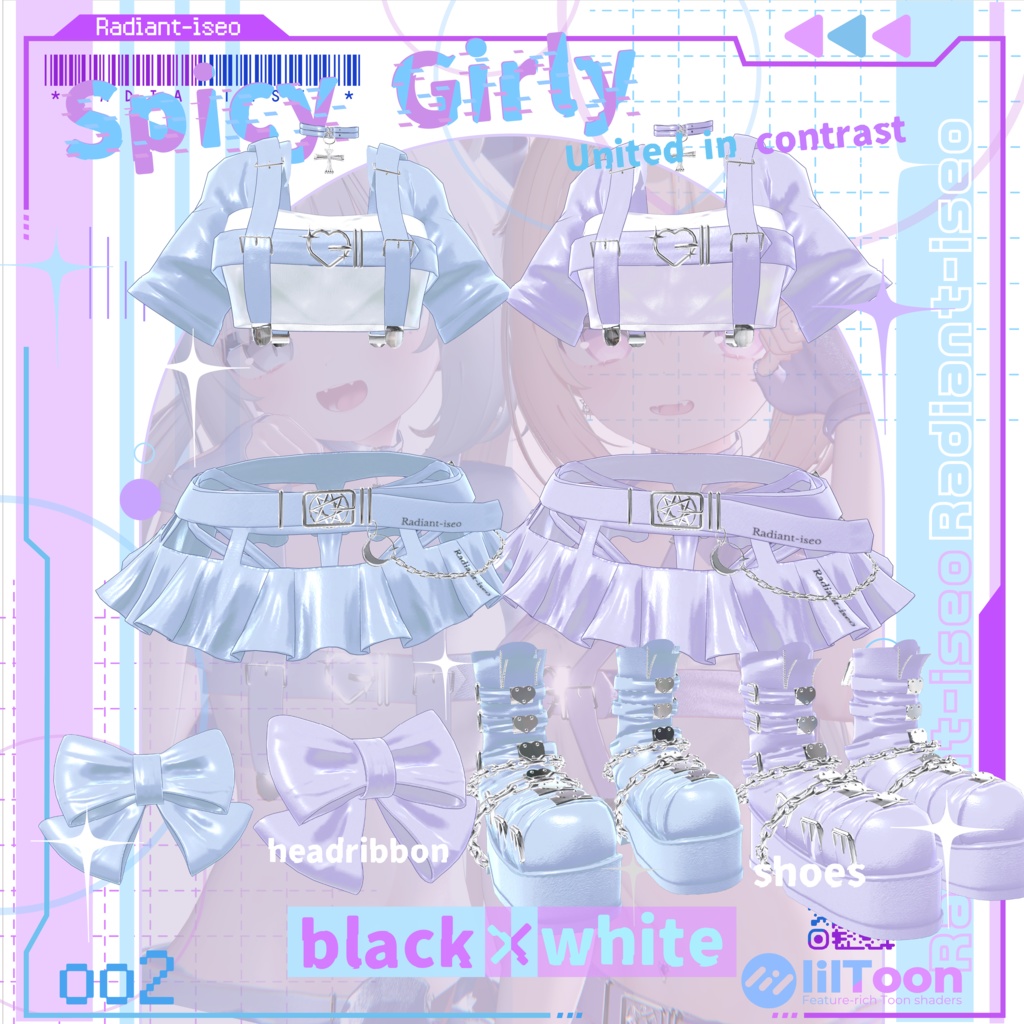 【Spicy Girly】6アバター対応 Radiant-iseo