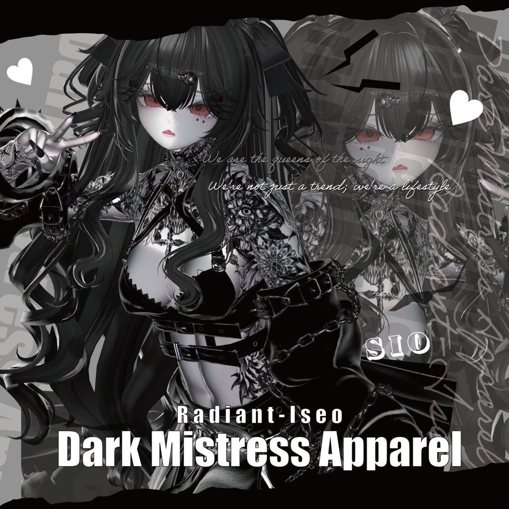 【✟Dark Mistress Apparel✟】7アバター対応Radiant-iseo