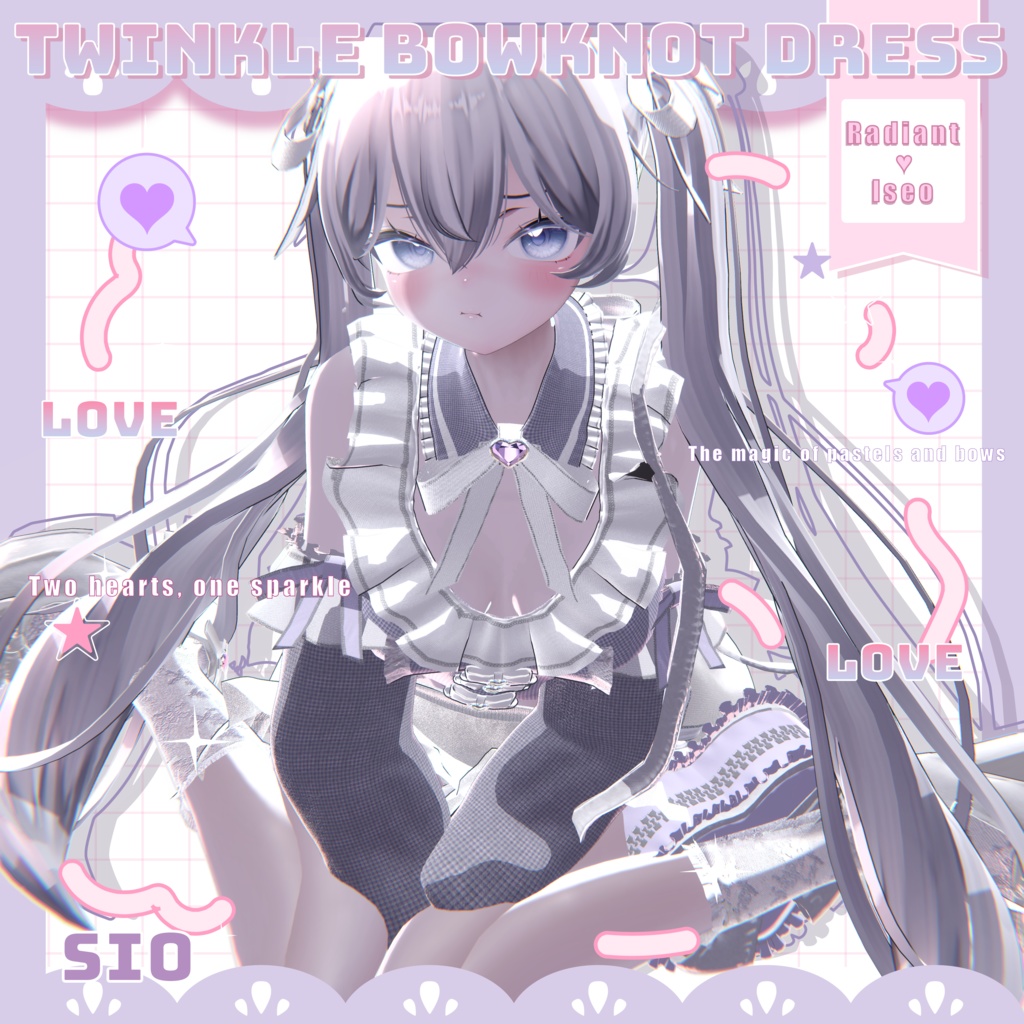 【❥Twinkle Bowknot Dress❥】7アバター対応Radiant-iseo