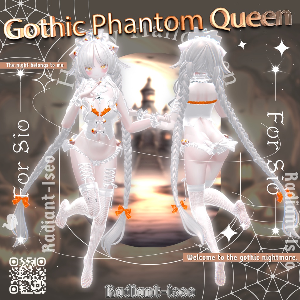 【🎃Gothic Phantom Queen🎃】ゴシックファントムクイーン 9アバター対応Radiant-iseo