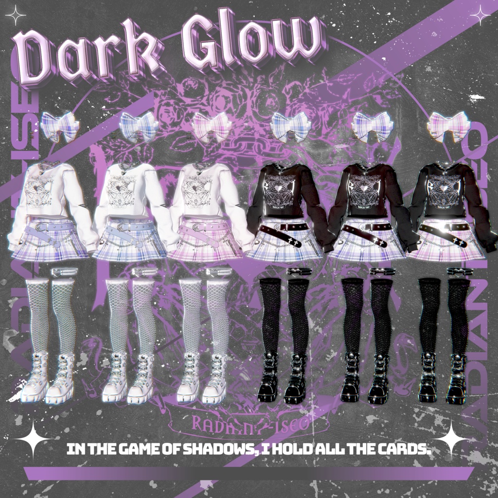 【♥Dark Glow♥ 】ダークグロウ 11アバター対応Radiant-iseo