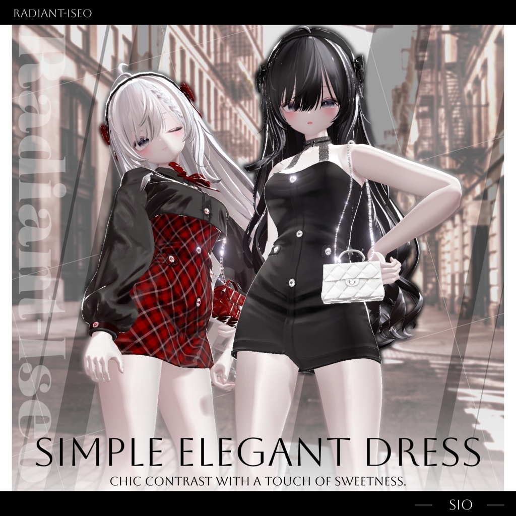 ✨SALE✨【⟡Simple Elegant Dress⟡】シンプルエレガントドレス 15アバター対応Radiant-iseo