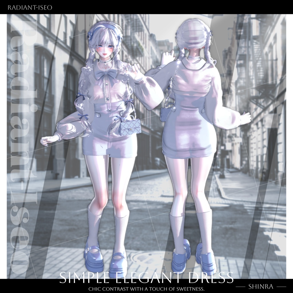 ✨SALE✨【⟡Simple Elegant Dress⟡】シンプルエレガントドレス 15アバター対応Radiant-iseo