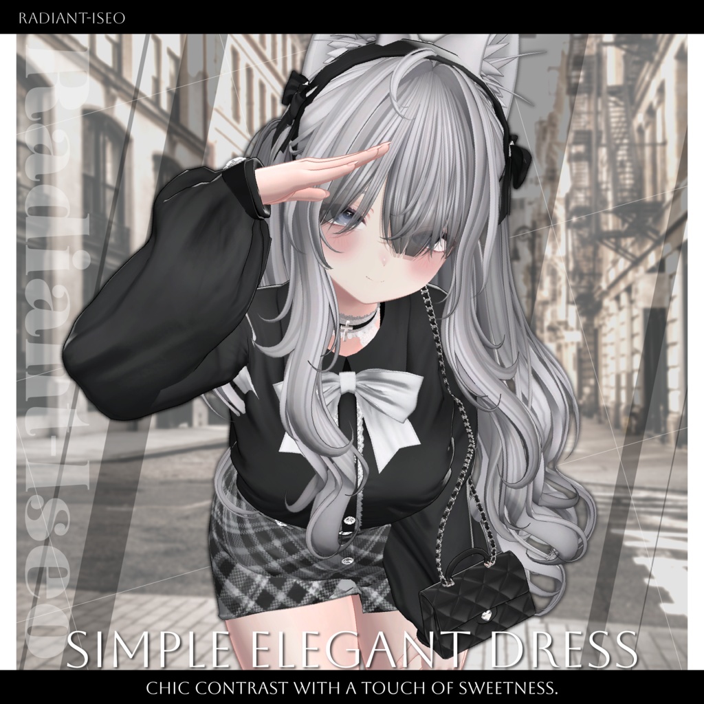 ✨SALE✨【⟡Simple Elegant Dress⟡】シンプルエレガントドレス 15アバター対応Radiant-iseo