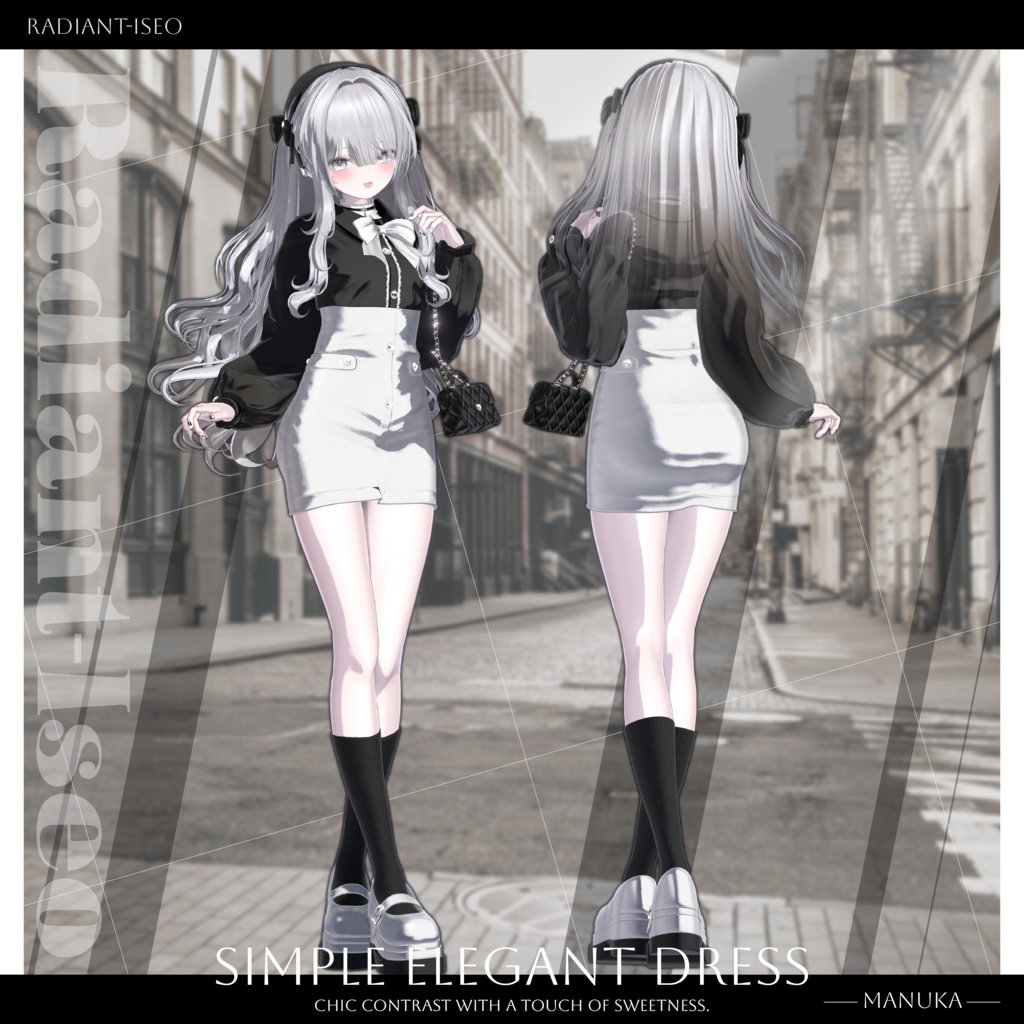 ✨SALE✨【⟡Simple Elegant Dress⟡】シンプルエレガントドレス 15アバター対応Radiant-iseo