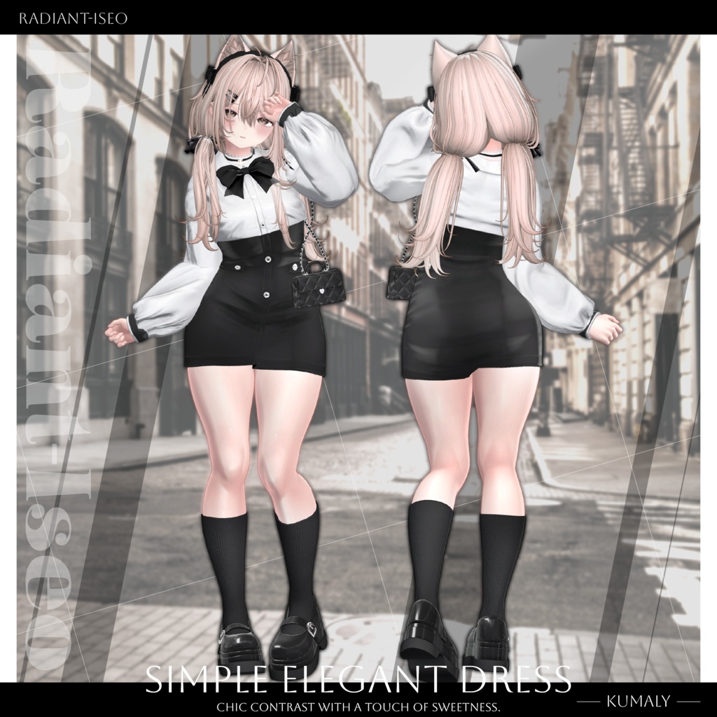 ✨SALE✨【⟡Simple Elegant Dress⟡】シンプルエレガントドレス 15アバター対応Radiant-iseo