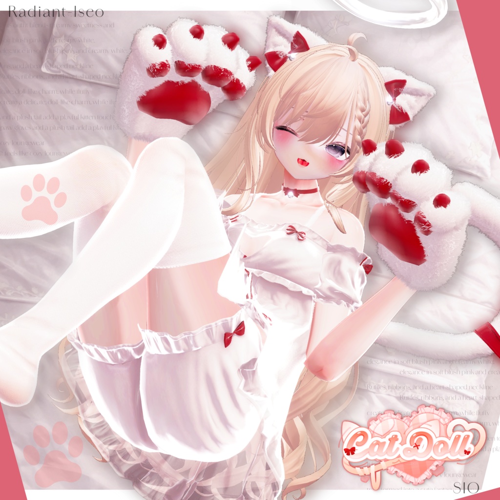 【♡𝐶𝑎𝑡𝐷𝑜𝑙𝑙♡】キャットドール14アバター対応Radiant-iseo