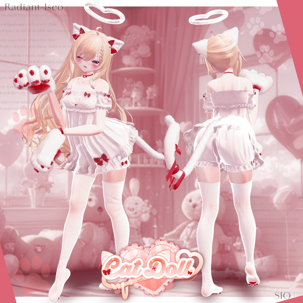 【♡𝐶𝑎𝑡𝐷𝑜𝑙𝑙♡】キャットドール14アバター対応Radiant-iseo