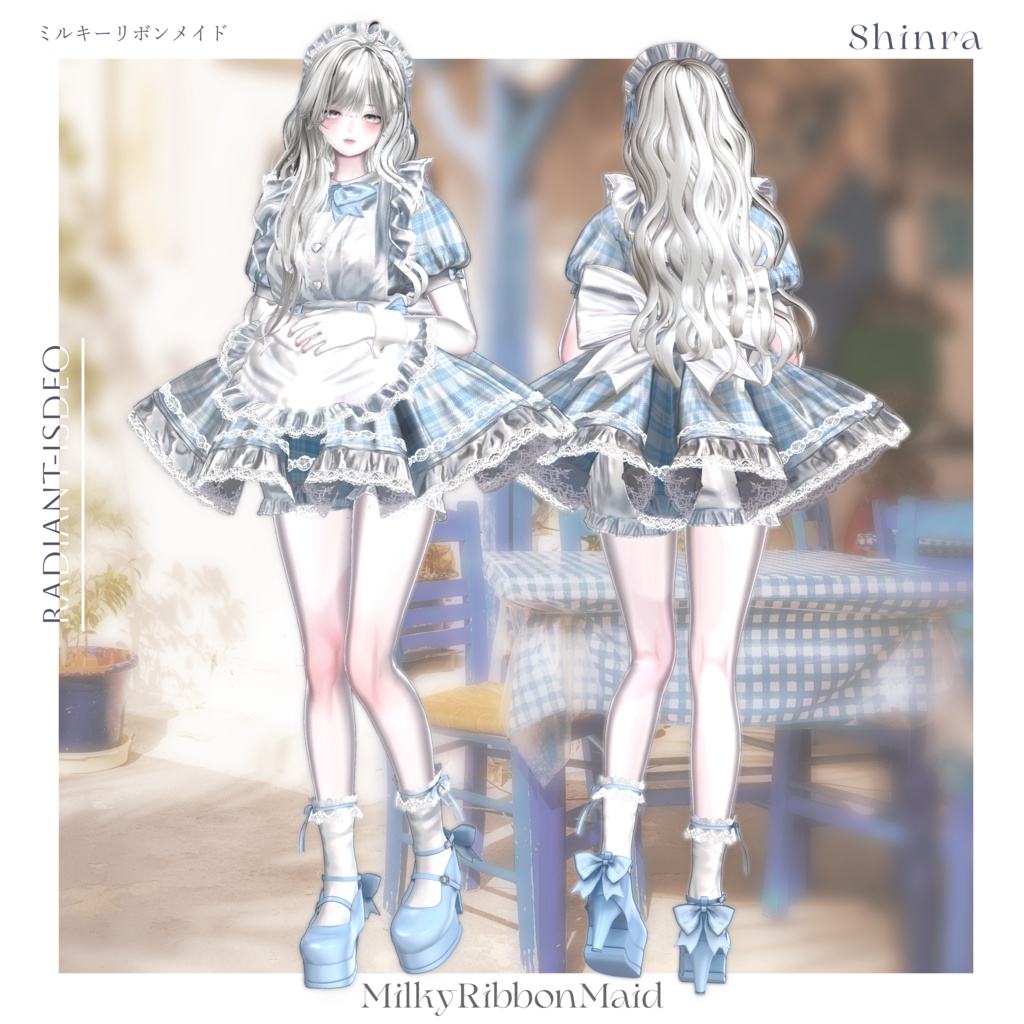 【🎀MilkyRibbonMaid🎀】ミルキーリボンメイド 16アバター対応Radiant-iseo
