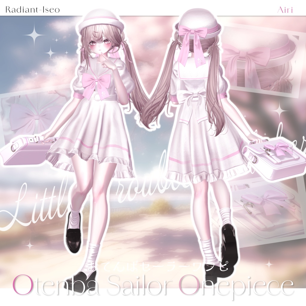 【🍞Otenba Sailor Onepiece🍞】おてんばセーラーワンピ 16アバター対応Radiant-iseo