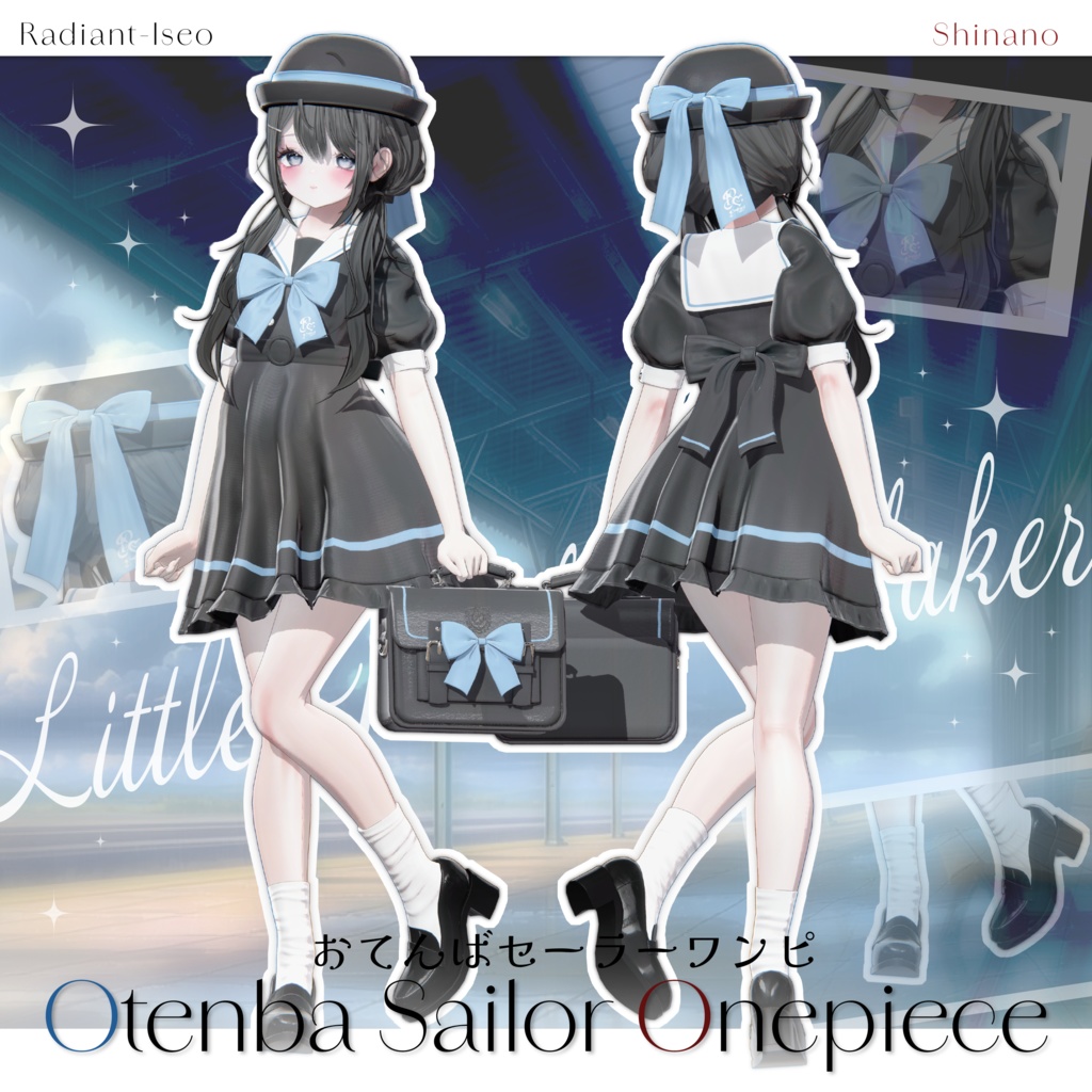 【🍞Otenba Sailor Onepiece🍞】おてんばセーラーワンピ 16アバター対応Radiant-iseo