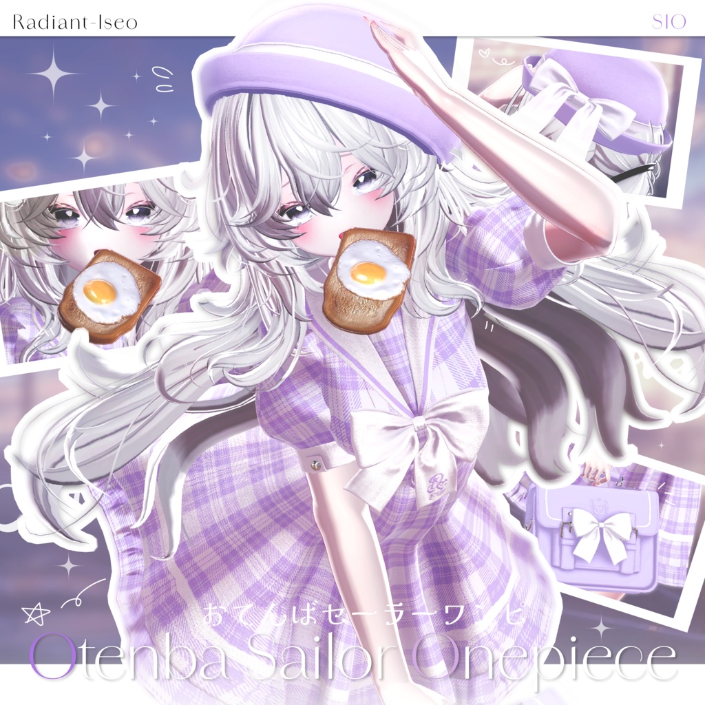 【🍞Otenba Sailor Onepiece🍞】おてんばセーラーワンピ 16アバター対応Radiant-iseo