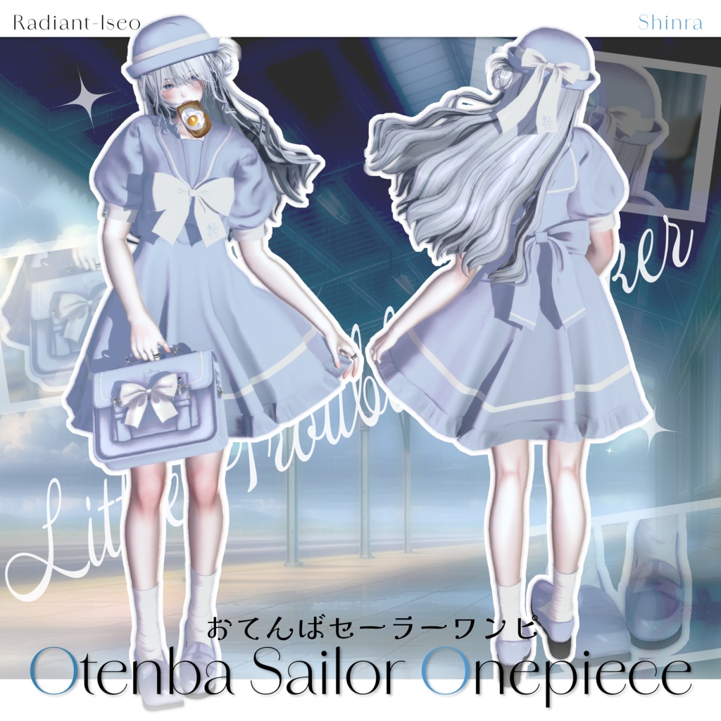 【🍞Otenba Sailor Onepiece🍞】おてんばセーラーワンピ 16アバター対応Radiant-iseo