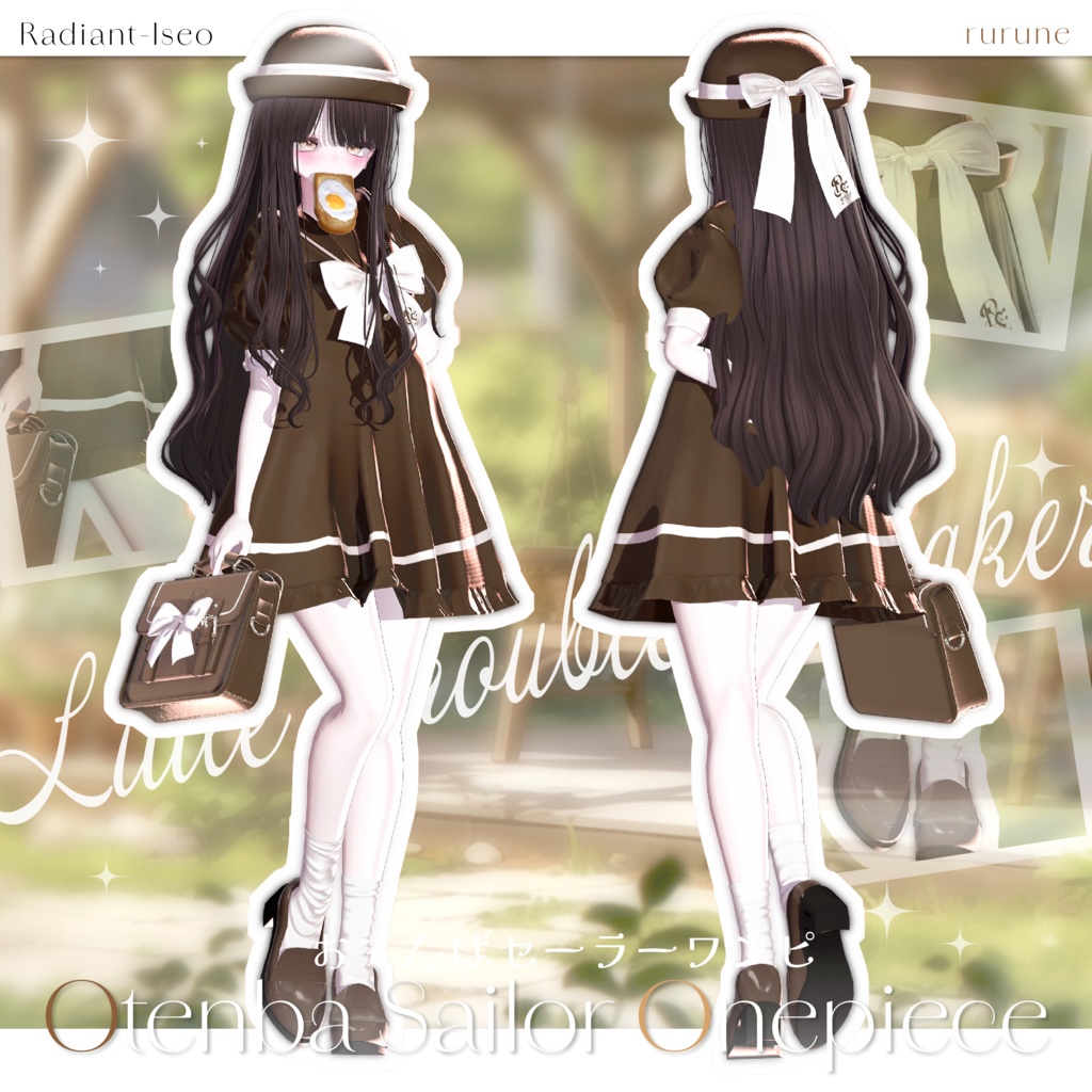【🍞Otenba Sailor Onepiece🍞】おてんばセーラーワンピ 16アバター対応Radiant-iseo