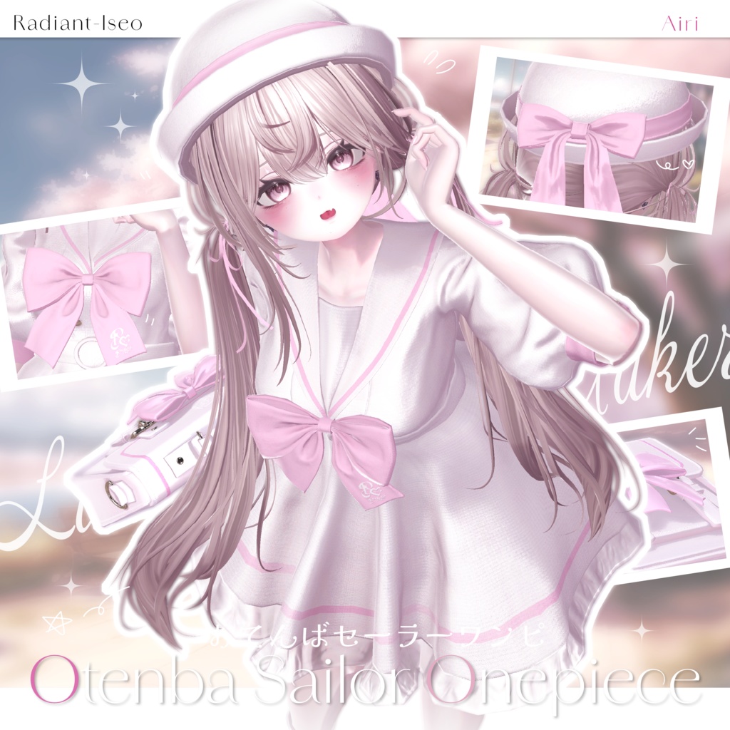【🍞Otenba Sailor Onepiece🍞】おてんばセーラーワンピ 16アバター対応Radiant-iseo