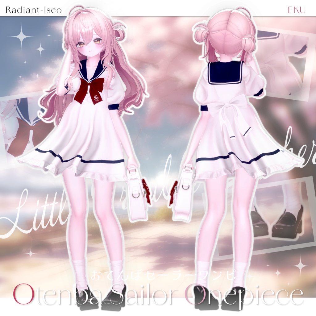 【🍞Otenba Sailor Onepiece🍞】おてんばセーラーワンピ 16アバター対応Radiant-iseo