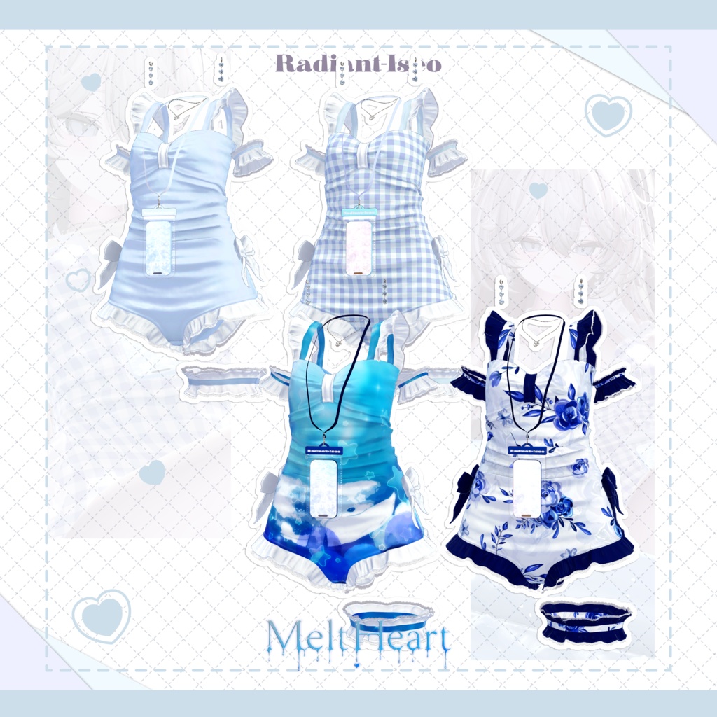 ✨SALE✨【💗メルトハート💗】Melt heart 17アバター対応Radiant-iseo