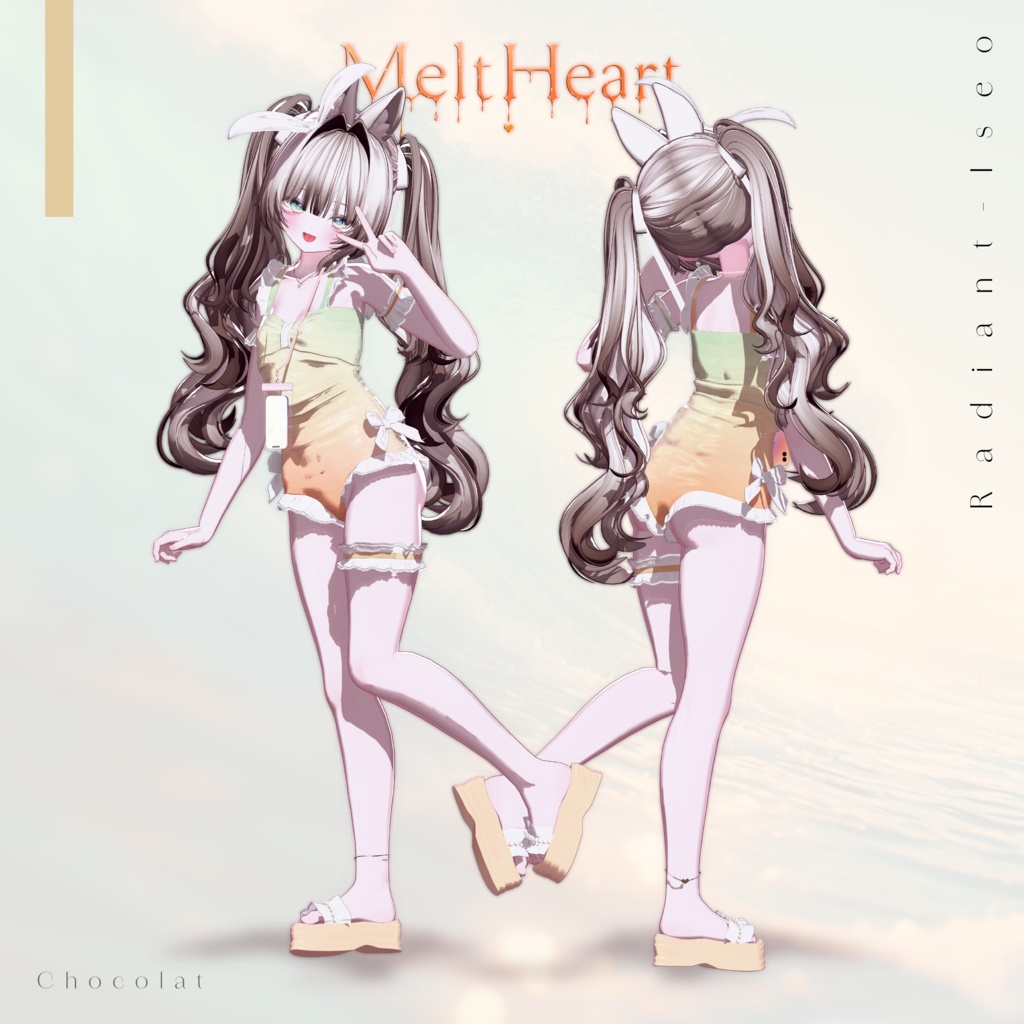 ✨SALE✨【💗メルトハート💗】Melt heart 17アバター対応Radiant-iseo