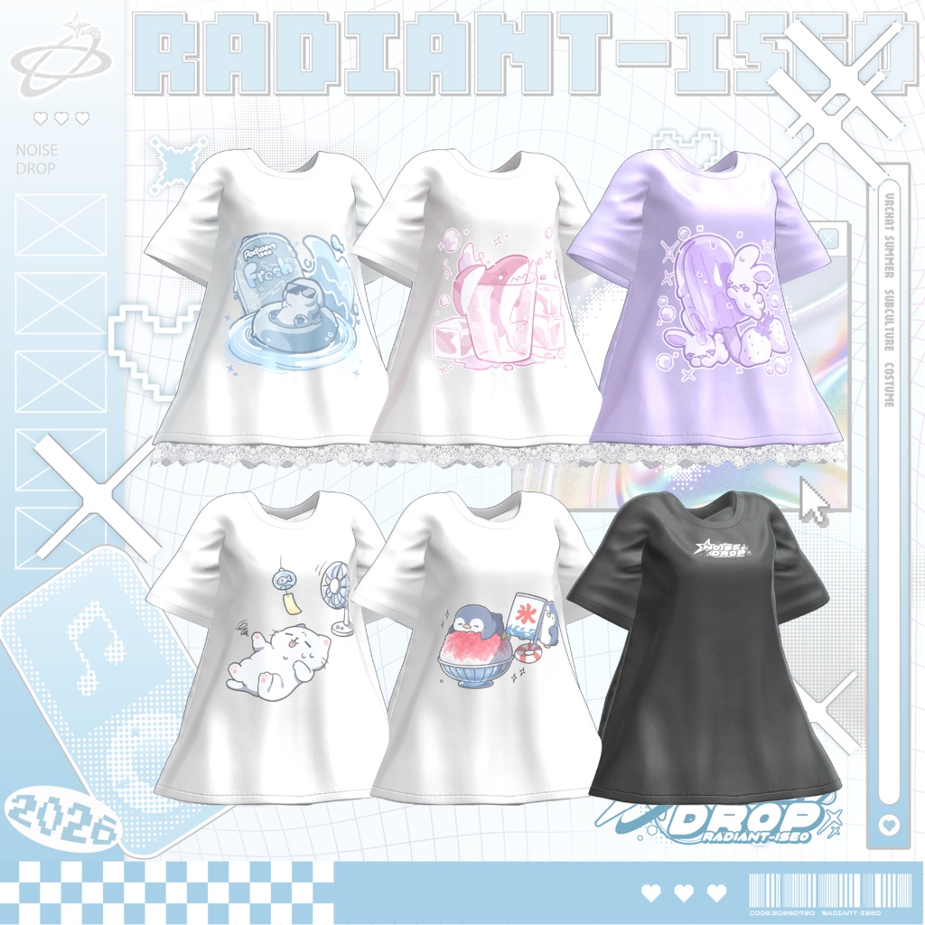 【💟💫NOISE DROP💫💟】 18アバター対応Radiant-iseo