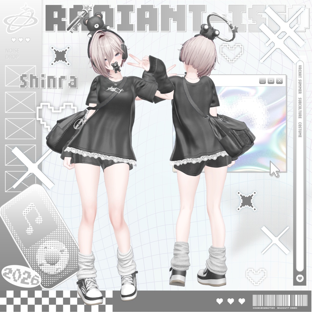 【💟💫NOISE DROP💫💟】 18アバター対応Radiant-iseo