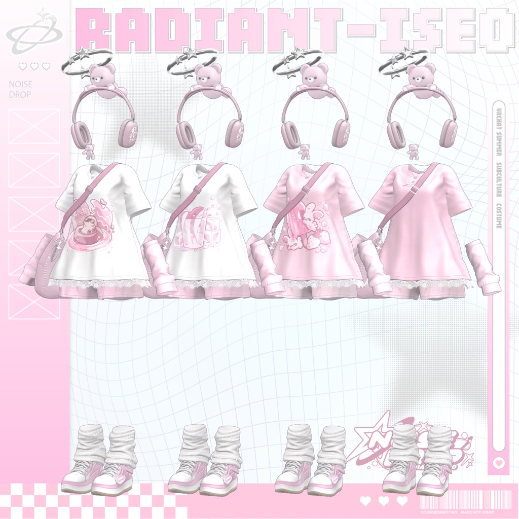 【💟💫NOISE DROP💫💟】 18アバター対応Radiant-iseo