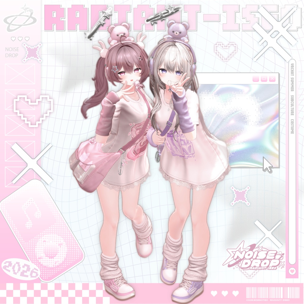✨SALE✨【💟💫NOISE DROP💫💟】 18アバター対応Radiant-iseo