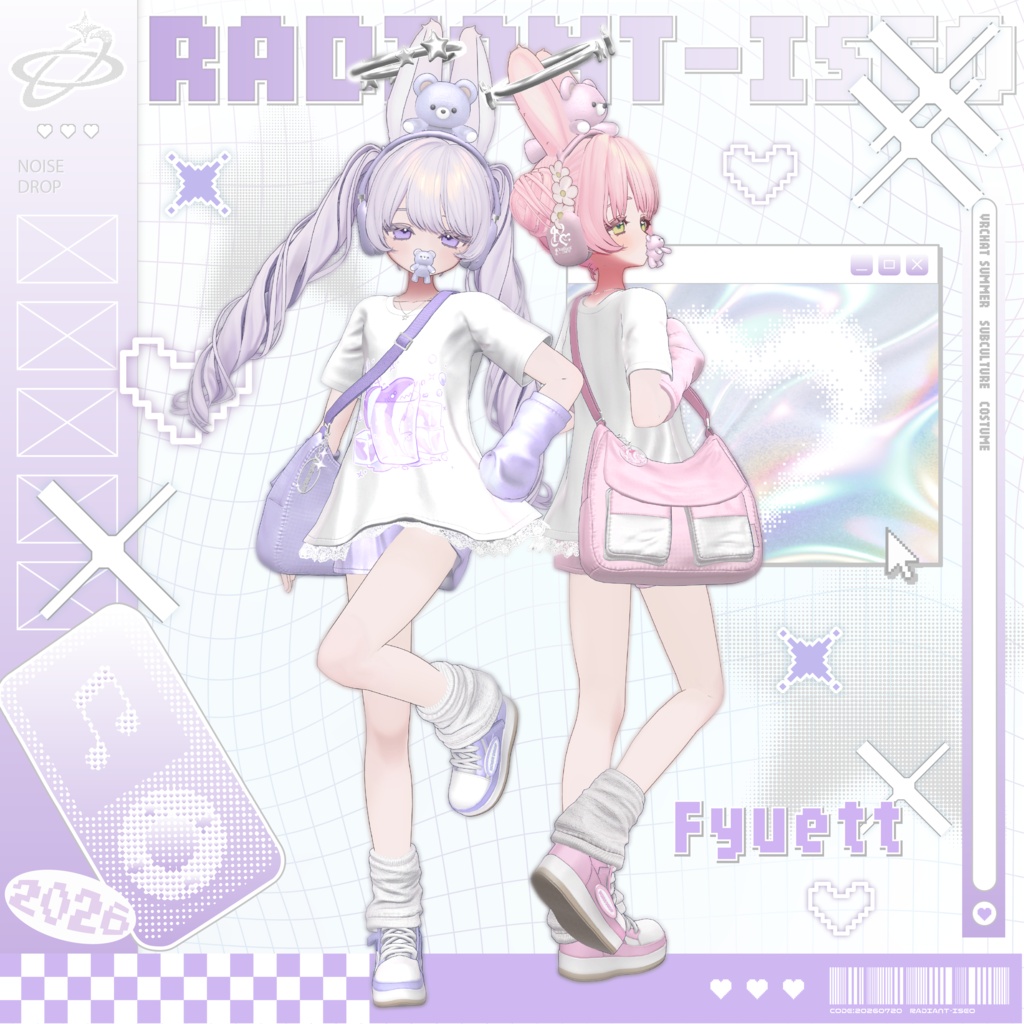 【💟💫NOISE DROP💫💟】 18アバター対応Radiant-iseo