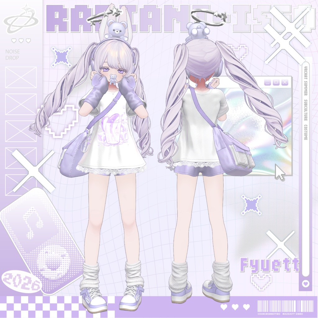 【💟💫NOISE DROP💫💟】 18アバター対応Radiant-iseo