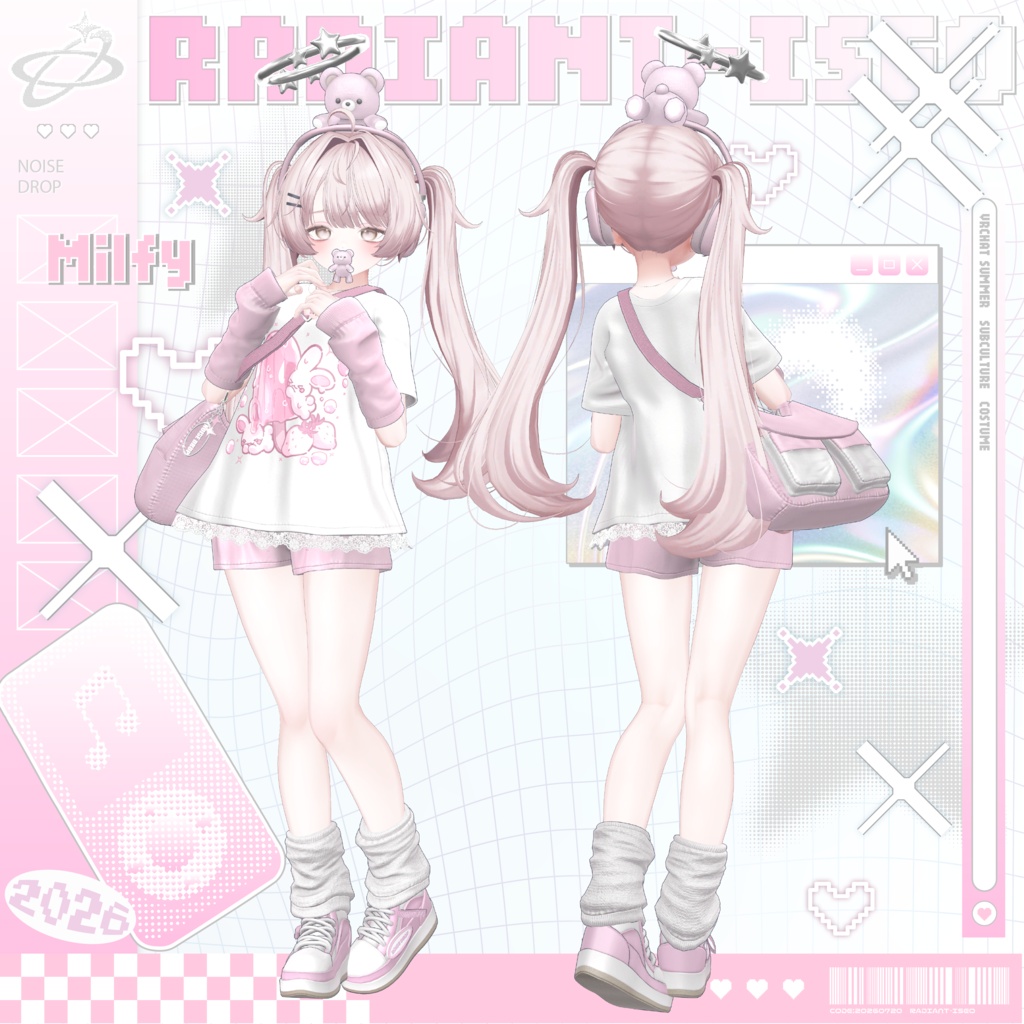 【💟💫NOISE DROP💫💟】 18アバター対応Radiant-iseo