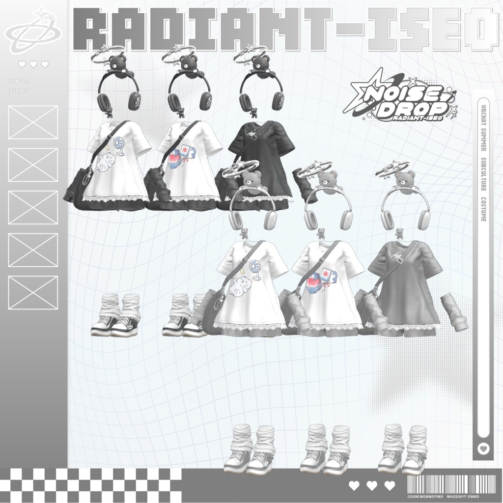 【💟💫NOISE DROP💫💟】 18アバター対応Radiant-iseo