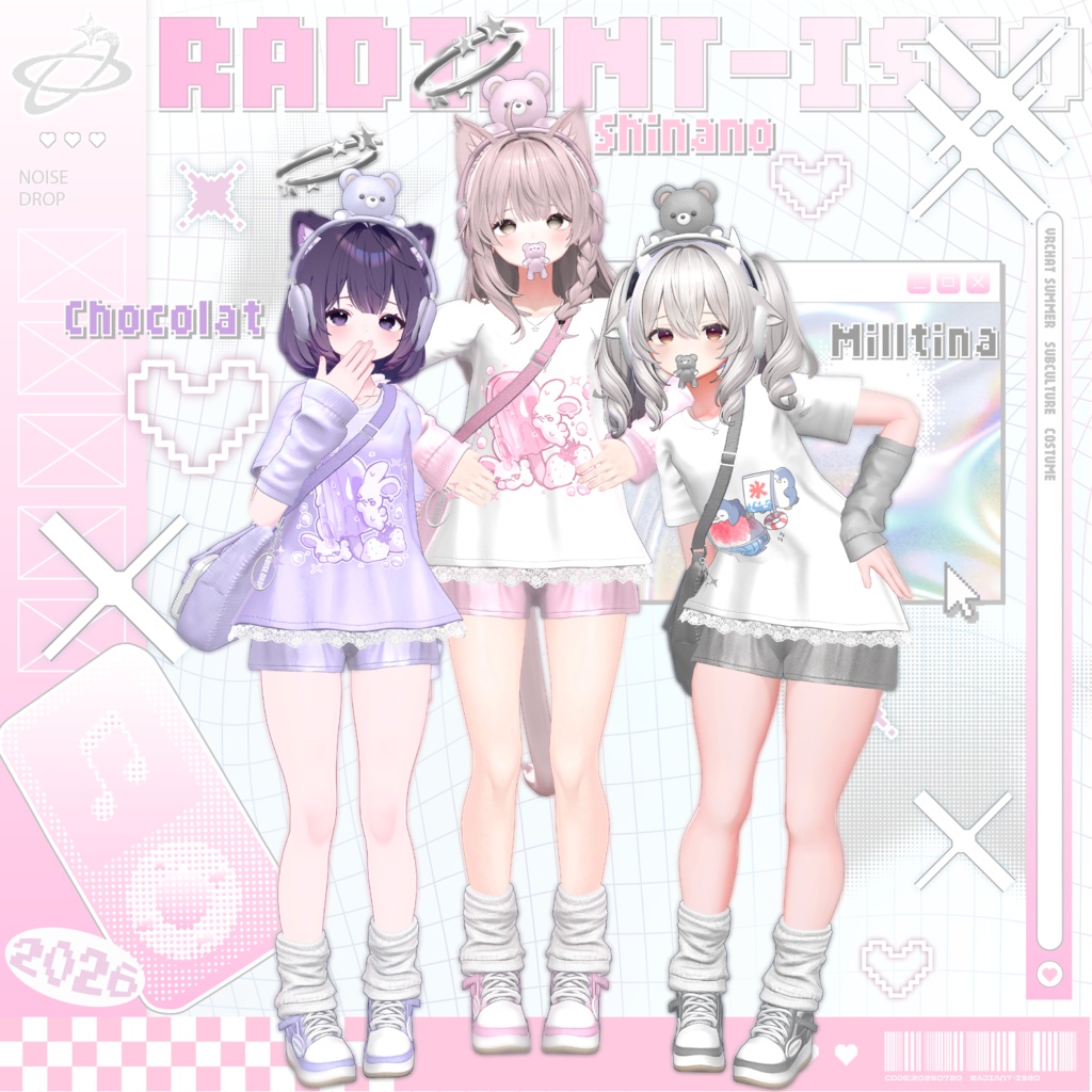 【💟💫NOISE DROP💫💟】 18アバター対応Radiant-iseo