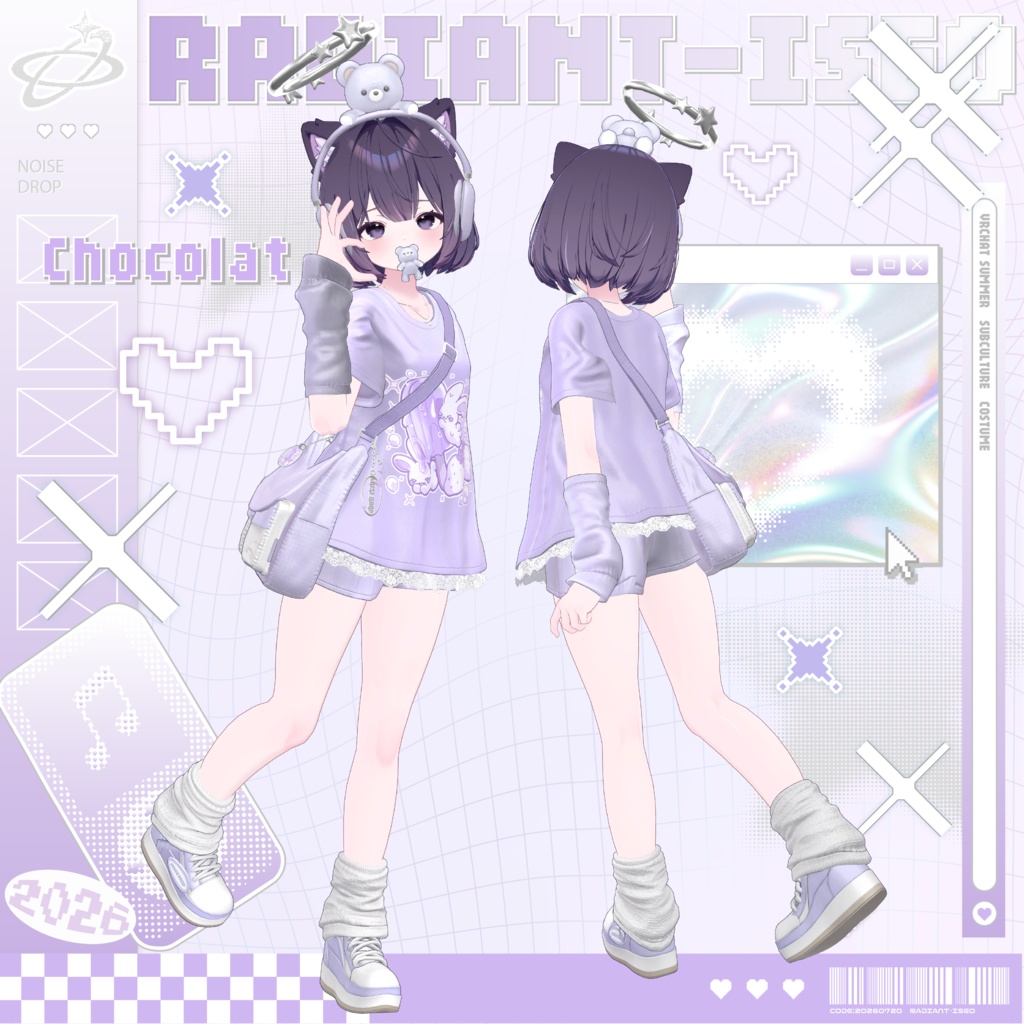 【💟💫NOISE DROP💫💟】 18アバター対応Radiant-iseo