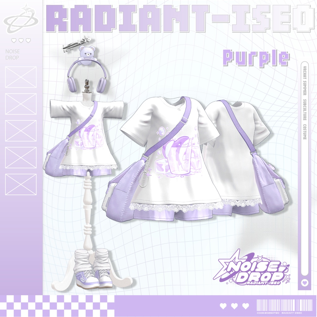 【💟💫NOISE DROP💫💟】 18アバター対応Radiant-iseo