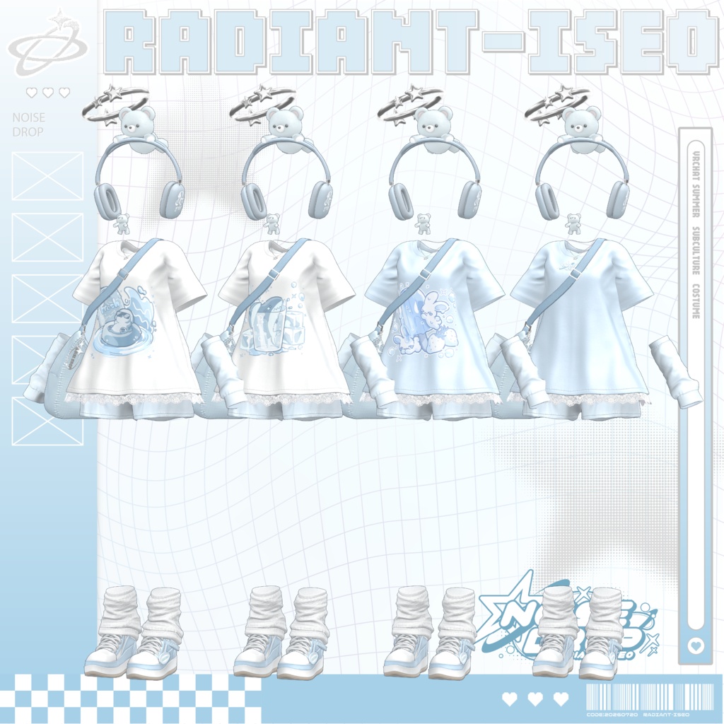【💟💫NOISE DROP💫💟】 18アバター対応Radiant-iseo
