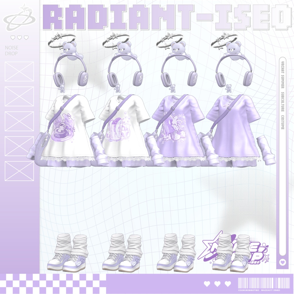 【💟💫NOISE DROP💫💟】 18アバター対応Radiant-iseo