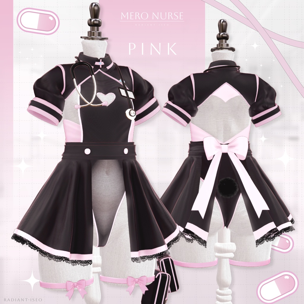 【🩺🩷メロナース🩷🩺】Mero nurse 16アバター対応Radiant-iseo