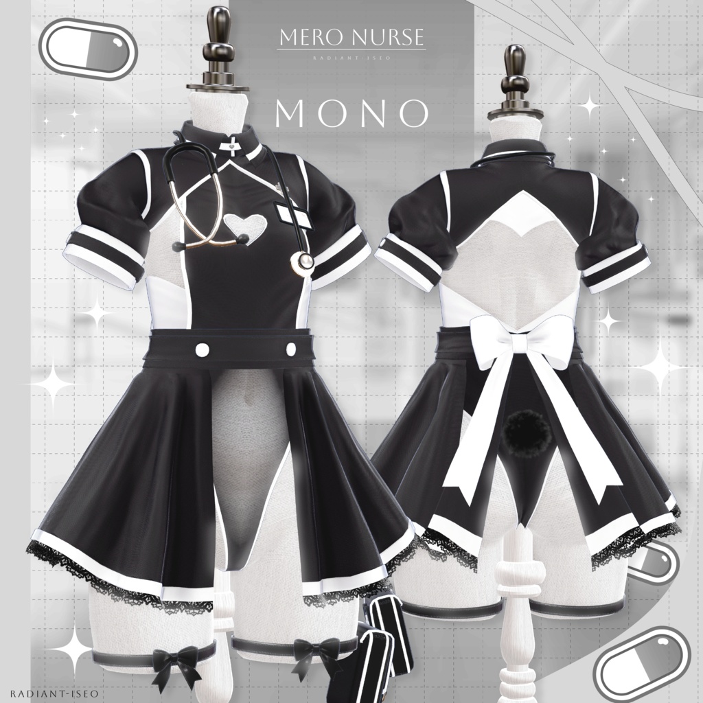 【🩺🩷メロナース🩷🩺】Mero nurse 16アバター対応Radiant-iseo